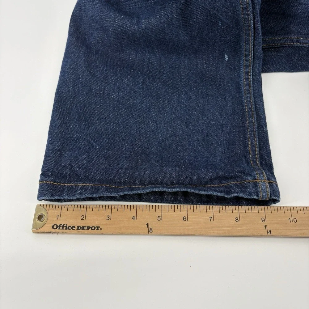 Vintage Rocawear Jeans 33x30 Dark Wash Baggy Loose Y2K Skater Hip Hop Streetwear